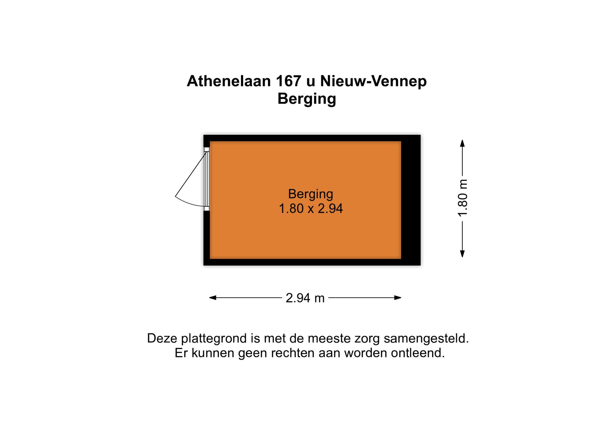 Athenelaan 167 U, 2152 KL Nieuw-vennep map