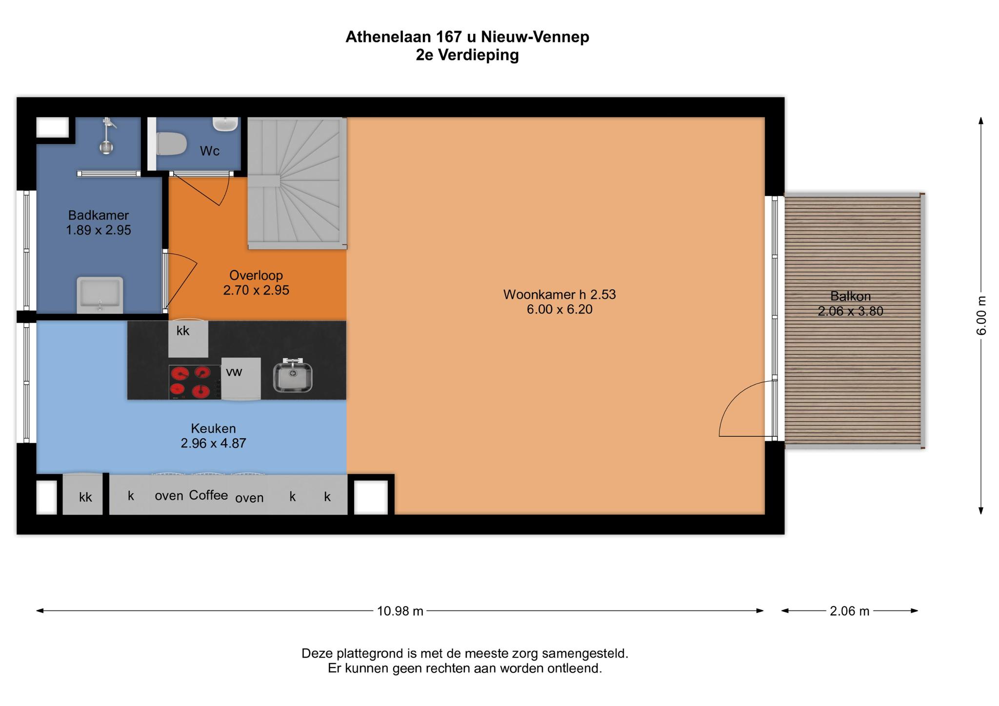 Athenelaan 167 U, 2152 KL Nieuw-vennep map